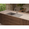Мойка OMOIKIRI YASUGATA 100-DC Tetogranit/темный шоколад 4993848