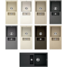 Мойка OMOIKIRI SAKAIME 86-2-BE Tetogranit/ваниль 4993118